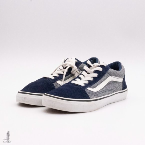 Vans Old Skool Blue and Grey  Youth Size 7 - Picture 4 of 10